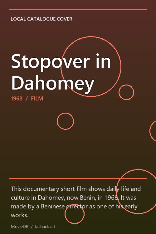 Stopover in Dahomey poster