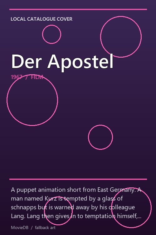 Der Apostel poster
