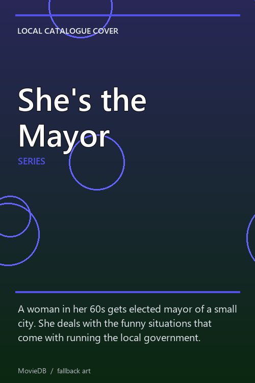 She's the Mayor poster