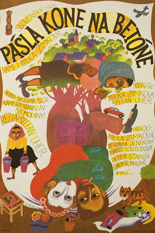 She Grazed Horses on Concrete poster