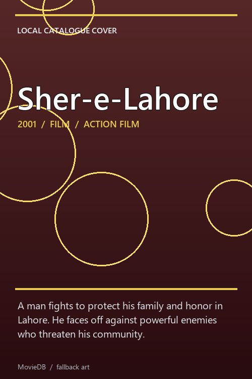 Sher-e-Lahore poster