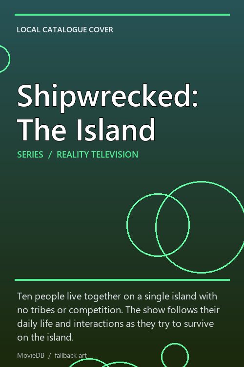 Shipwrecked: The Island poster