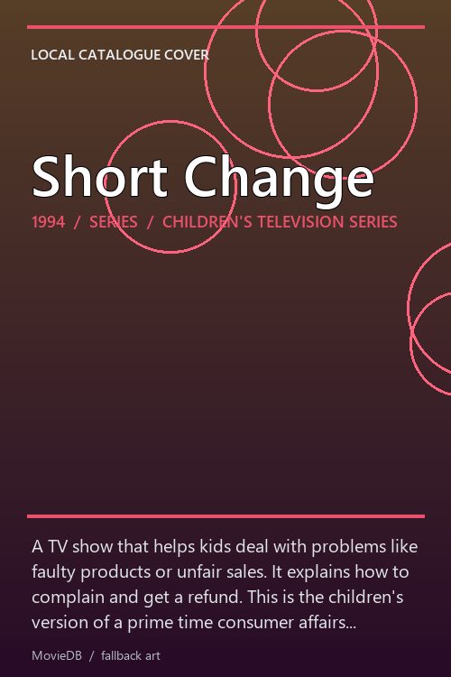 Short Change poster