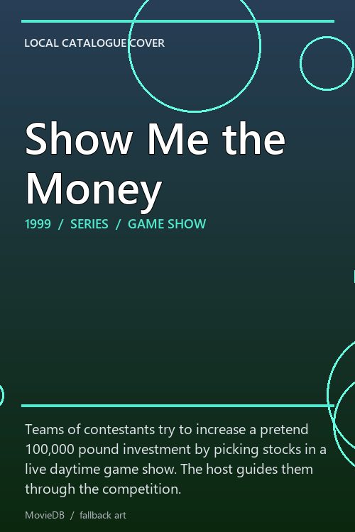 Show Me the Money poster