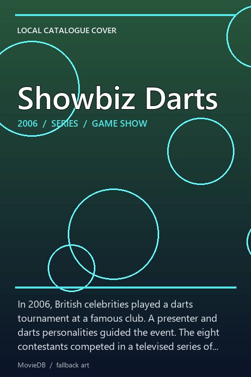 Showbiz Darts poster