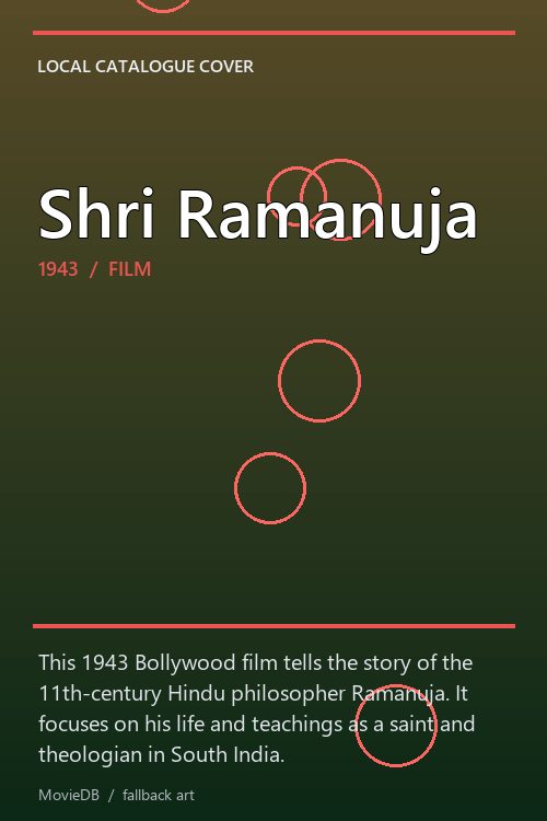 Shri Ramanuja poster
