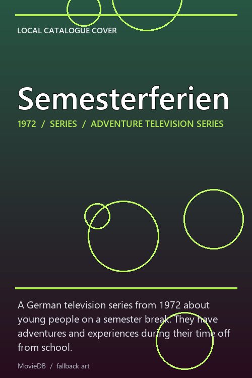 Semesterferien poster