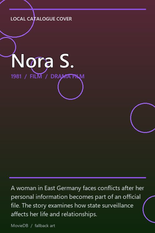Nora S. poster