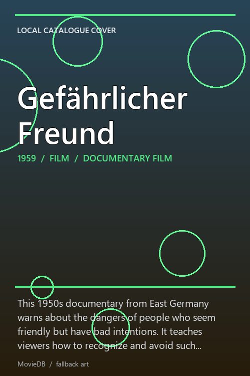Gefährlicher Freund poster