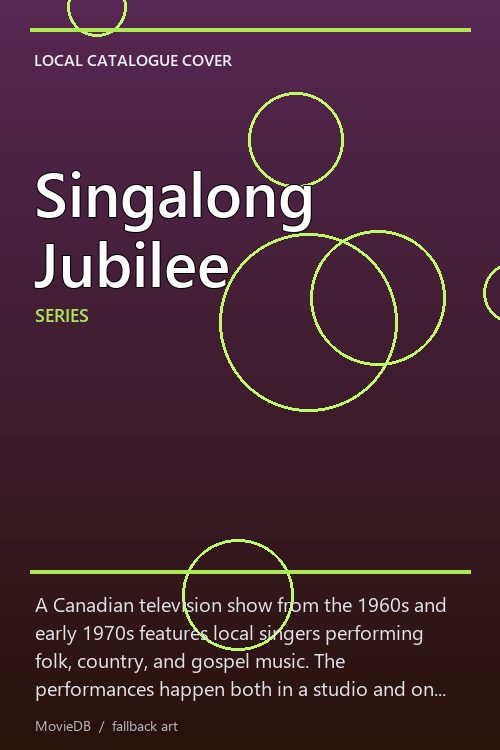 Singalong Jubilee poster