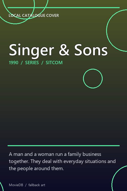 Singer & Sons poster