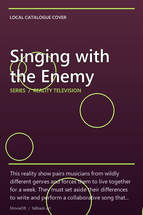 Singing with the Enemy poster