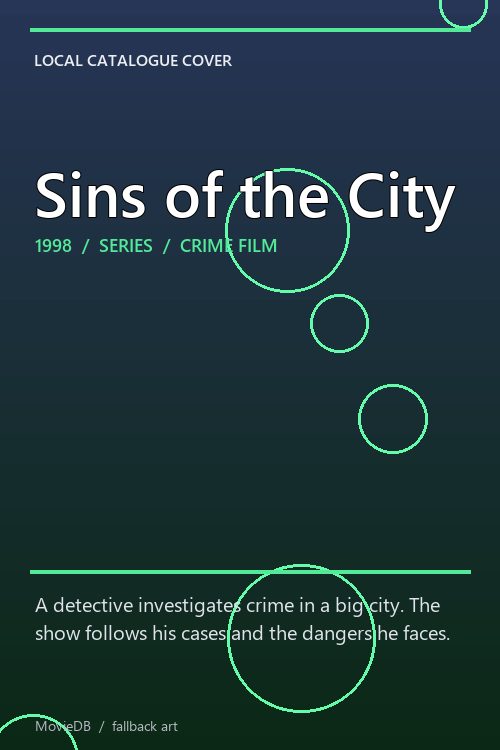 Sins of the City poster