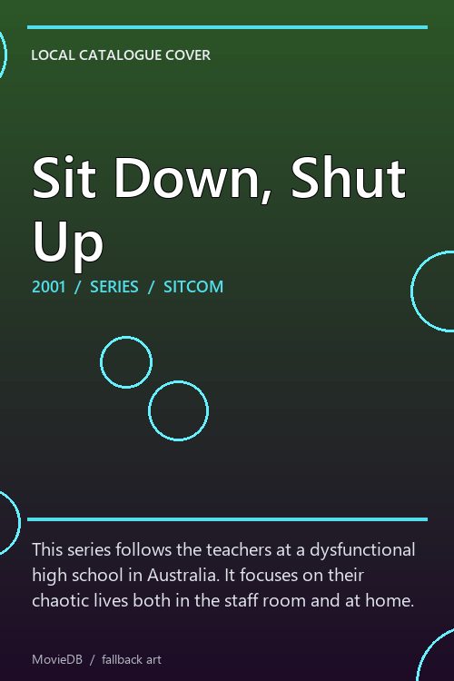 Sit Down, Shut Up poster