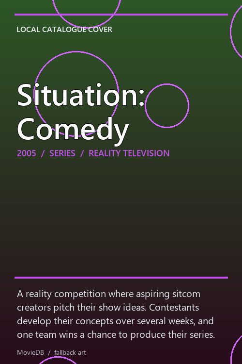 Situation: Comedy poster