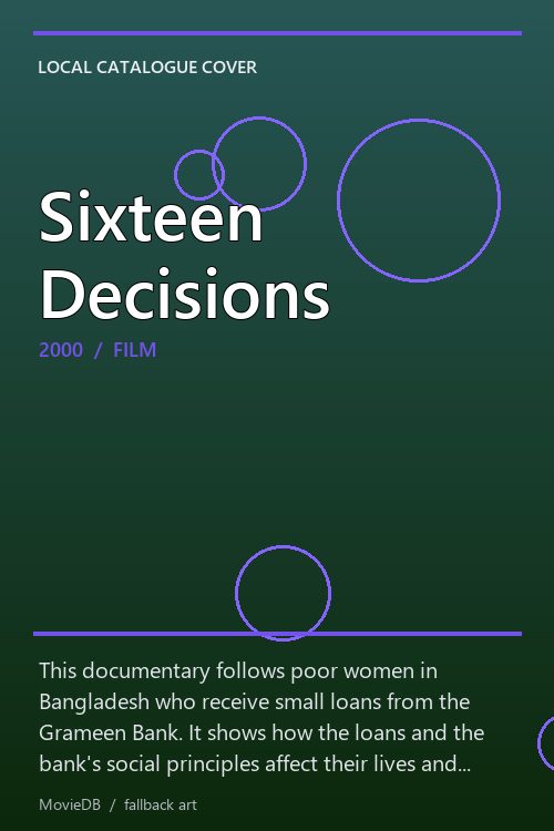 Sixteen Decisions poster