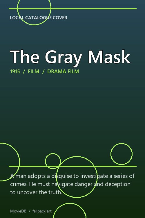 The Gray Mask poster