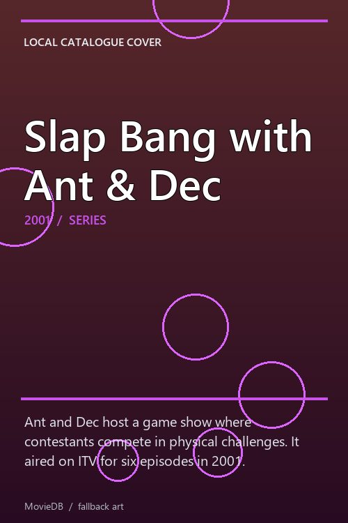 Slap Bang with Ant & Dec poster