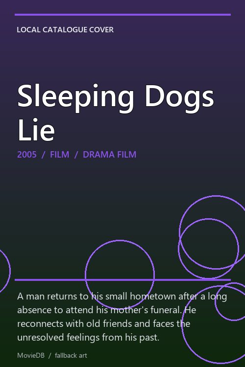 Sleeping Dogs Lie poster