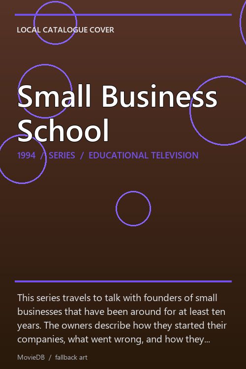Small Business School poster