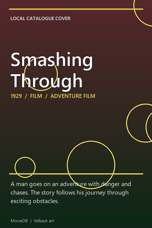 Smashing Through poster
