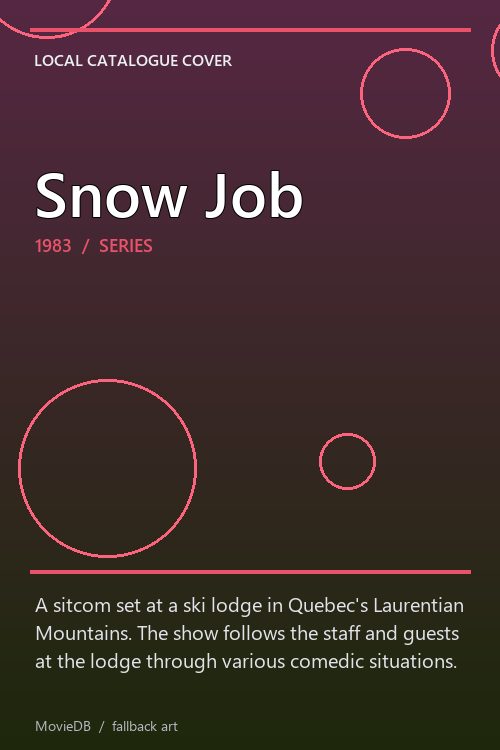 Snow Job poster