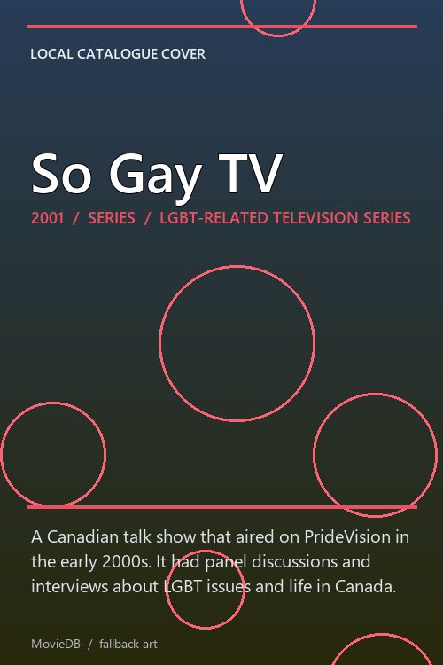 So Gay TV poster