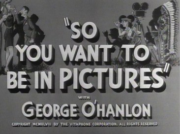 So You Want to Be in Pictures poster