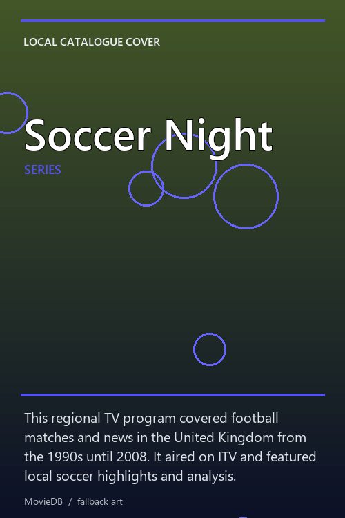 Soccer Night poster