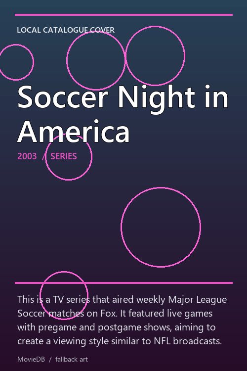 Soccer Night in America poster
