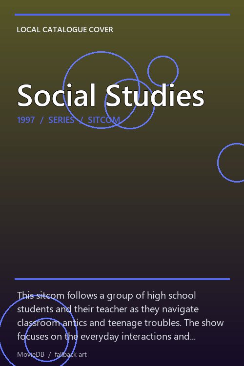 Social Studies poster
