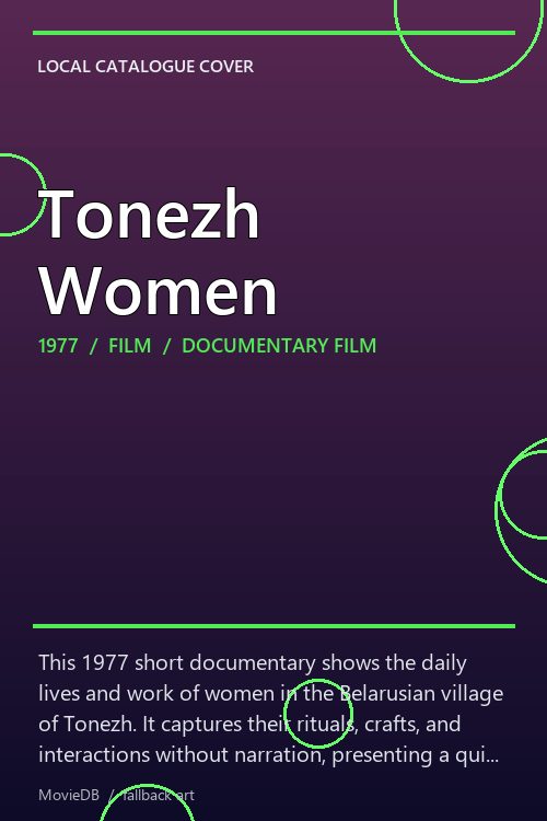 Tonezh Women poster