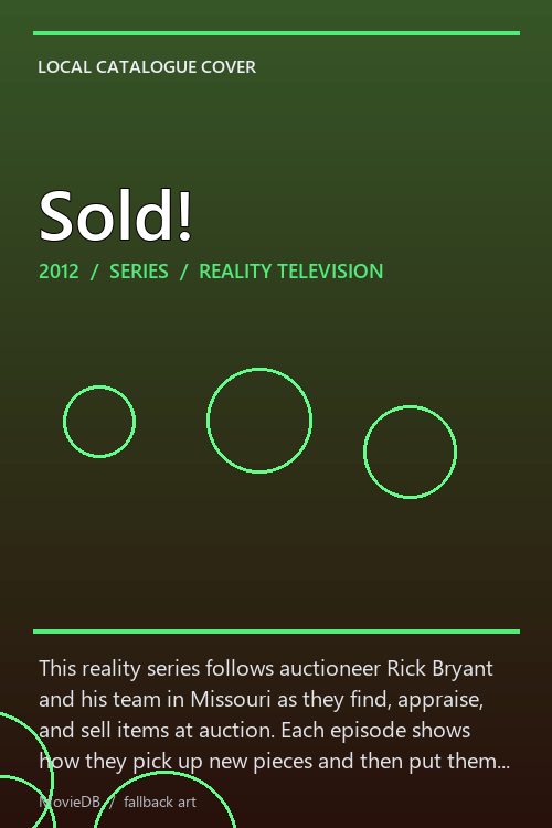 Sold! poster