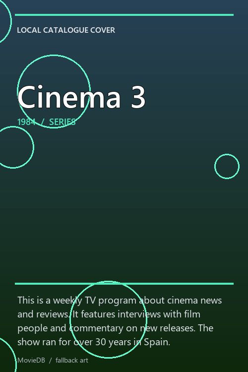 Cinema 3 poster