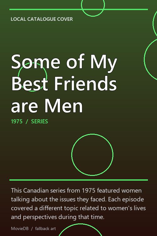 Some of My Best Friends are Men poster