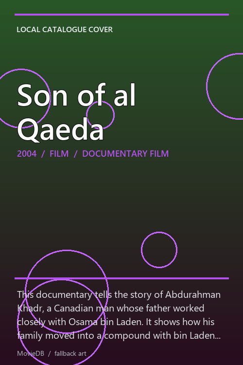 Son of al Qaeda poster
