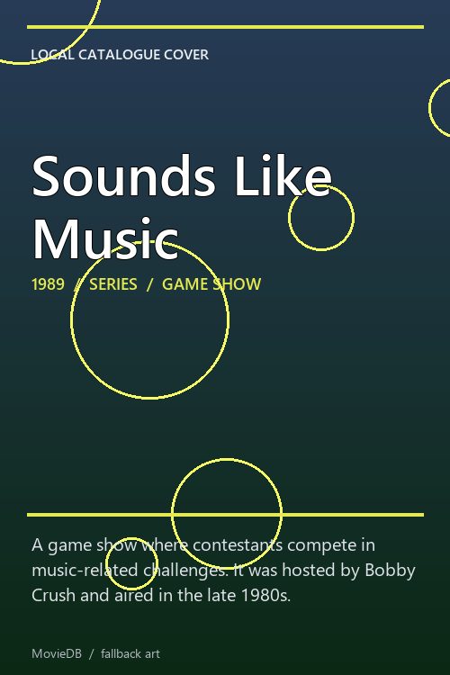 Sounds Like Music poster