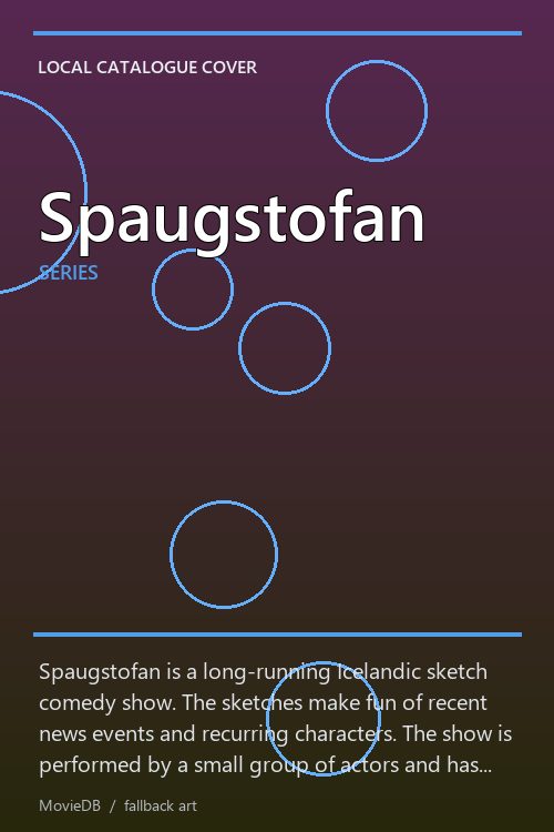 Spaugstofan poster