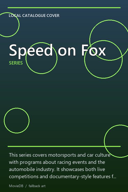 Speed on Fox poster