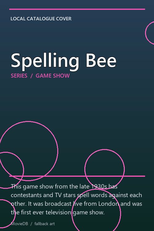 Spelling Bee poster