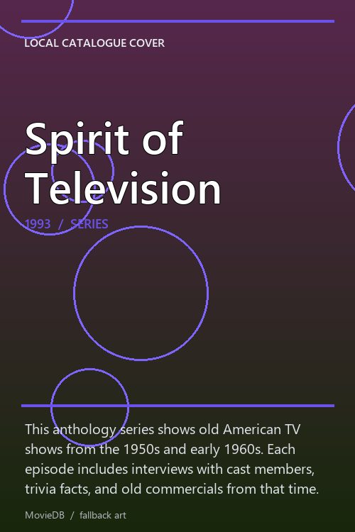 Spirit of Television poster