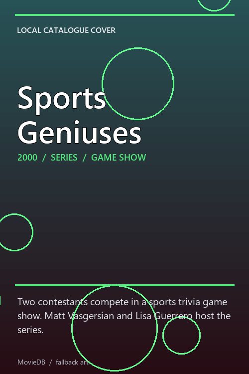 Sports Geniuses poster