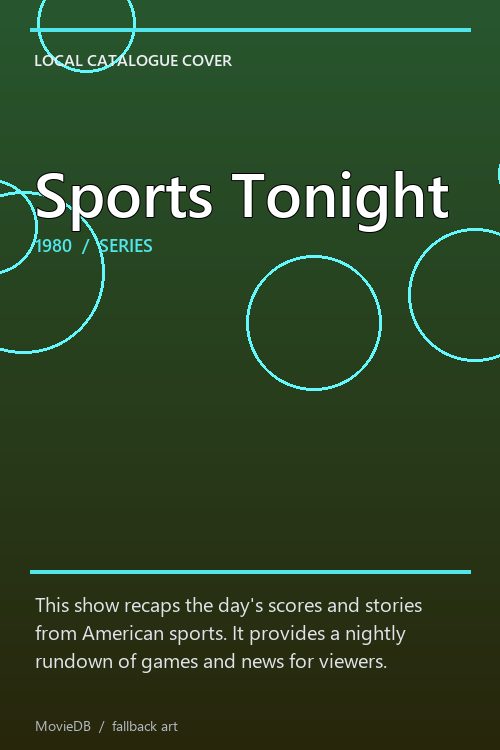 Sports Tonight poster