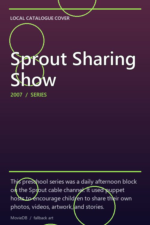 Sprout Sharing Show poster