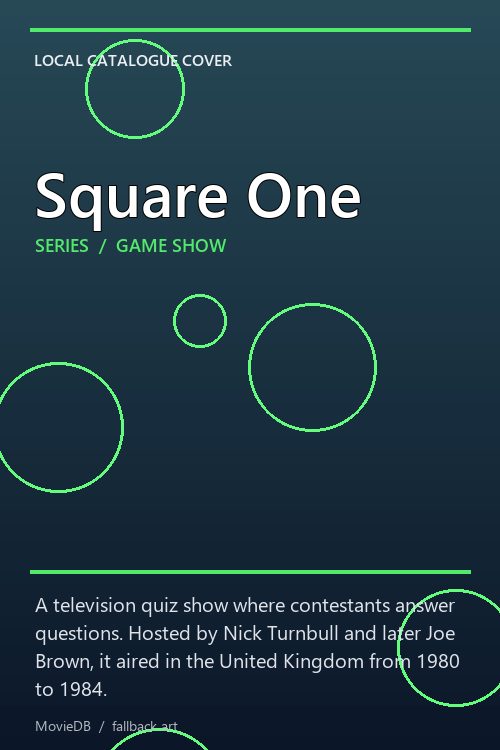 Square One poster