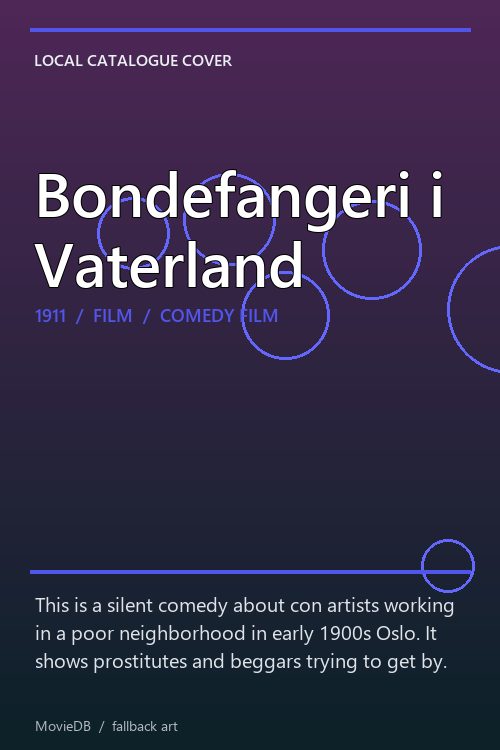 Bondefangeri i Vaterland poster