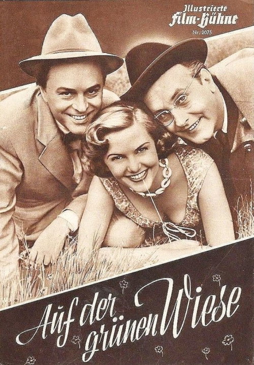 Auf der grünen Wiese poster