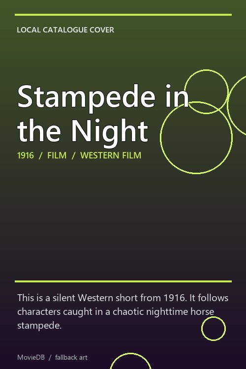 Stampede in the Night poster