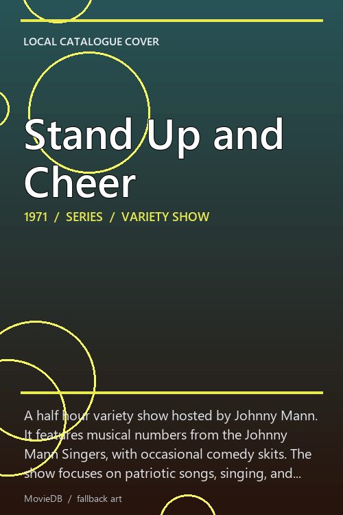 Stand Up and Cheer poster