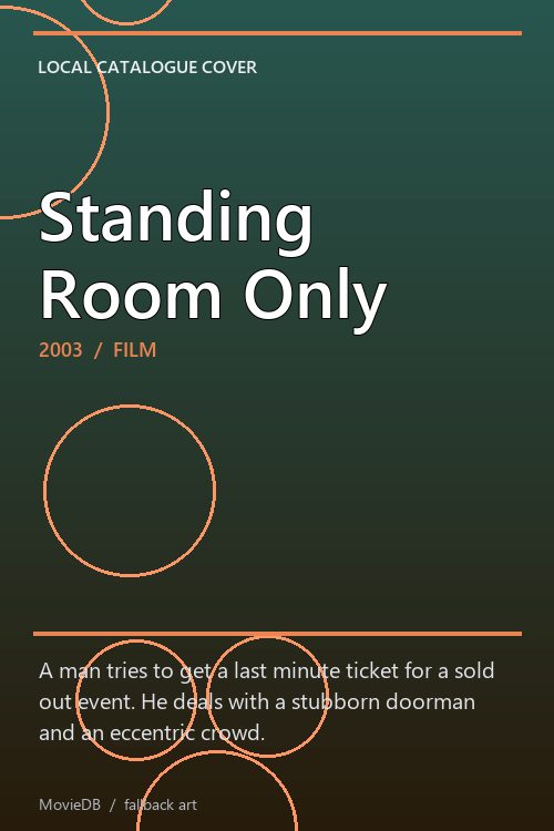 Standing Room Only poster